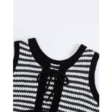 Silly Turtle Sweater Vest Women Casual Crochet Top