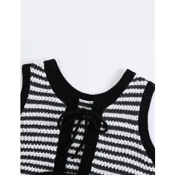 Silly Turtle Sweater Vest Women Casual Crochet Top