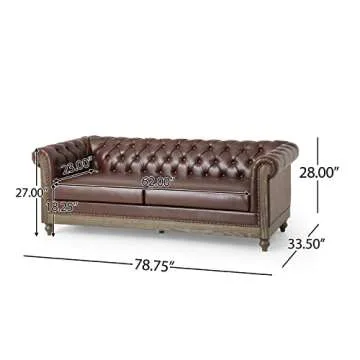 Stylish Chesterfield Sofa for Small Spaces