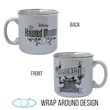 Haunted Mansion Foolish Mortal Mug, 20 Oz - Disney Magic