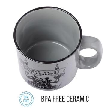 Haunted Mansion Foolish Mortal Mug, 20 Oz - Disney Magic