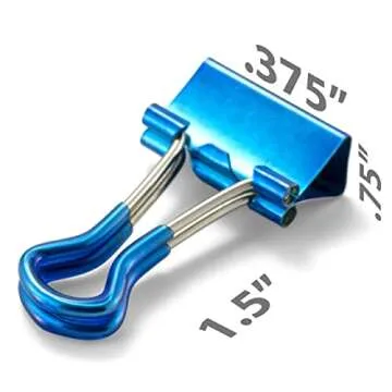 Officemate Easy Grip Binder Clips - Perfect for Organization