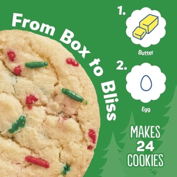 Funfetti Elf On The Shelf Cookie Mix Bundle for Festive Baking