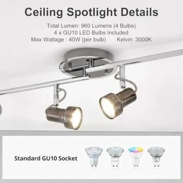 Depuley Modern Track Lighting Kit for Any Room