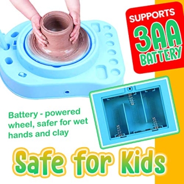 Insnug Mini Kids Pottery Wheel for Creative Fun