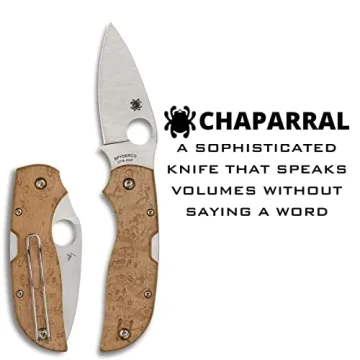 Spyderco Chaparral Birdseye Maple - Elegant Folding Knife