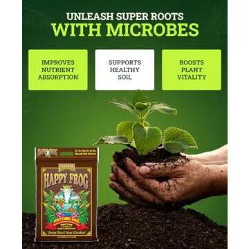 FoxFarm Happy Frog Potting Soil 12qt for Healthy Growth