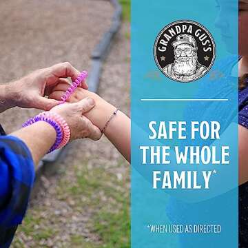 Grandpa Gus's Mosquito Repellent Bracelets - 300 Hours Protection