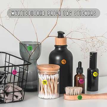 5Pcs Garage Sale Sign Kits, 14" x 10" Double-Sided Plastic Garage Sale Signs, 280 Multi-Color Pricing Stickers,Directional Arrows & Fluorescent Neon Stickers, Yard Garage Sale Supplies,Weather-Proof