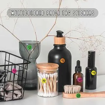 5Pcs Garage Sale Sign Kits, 14" x 10" Double-Sided Plastic Garage Sale Signs, 280 Multi-Color Pricing Stickers,Directional Arrows & Fluorescent Neon Stickers, Yard Garage Sale Supplies,Weather-Proof