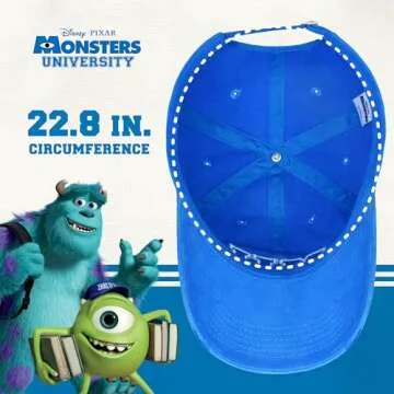 Monsters Inc Adjustable Baseball Cap for All Ages