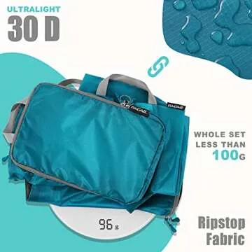 BAGAIL Compression Packing Cubes for Travel Organization