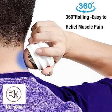 Flyfan Cold Massage Roller Ball for Muscle Relief Therapy