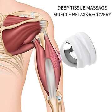 Flyfan Cold Massage Roller Ball for Muscle Relief Therapy