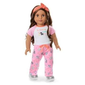 American Girl Truly Me Doll Waking Up is RUFF PJs