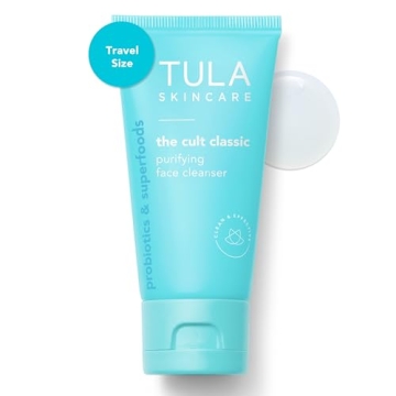 TULA Skin Care The Cult Classic Purifying Face Cleanser (Travel-Size) | Gentle and Effective Face Wa...