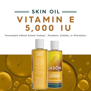 JASON Vitamin E Oil for Hydration - Face, Body, Hair