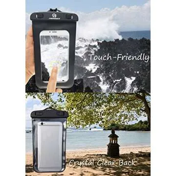 Freegrace Waterproof Dry Bag - Lightweight Dry Sack with Seals and Waterproof Case -Float on Water -Keeps Gear Dry for Kayaking, Beach, Rafting, Boating, Hiking, Camping and Fishing (10L, Sky Blue)