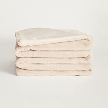 UnHide Lil’ Marsh Faux Fur Blanket - Luxurious Softness and Ethical Comfort - Machine Washable - P...