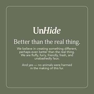 UnHide Lil’ Marsh Faux Fur Blanket - Lightweight and Soft