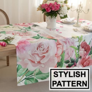 Romantic Red Roses Tablecloth 60x102 for Every Occasion