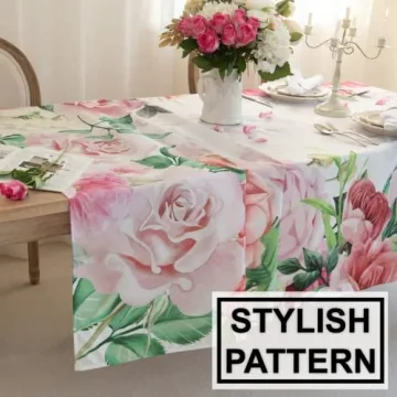 Romantic Red Roses Tablecloth 60x102 for Every Occasion