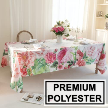 Romantic Red Roses Tablecloth 60x102 for Every Occasion
