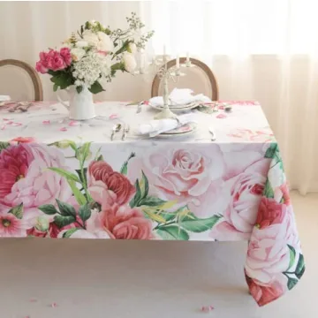 Romantic Red Roses Tablecloth 60x102 for Every Occasion