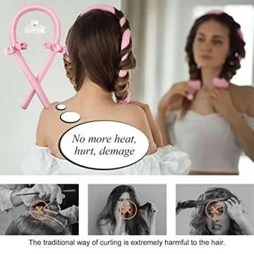 IENIN Heatless Hair Curler - Eco-Friendly Foam Curlers