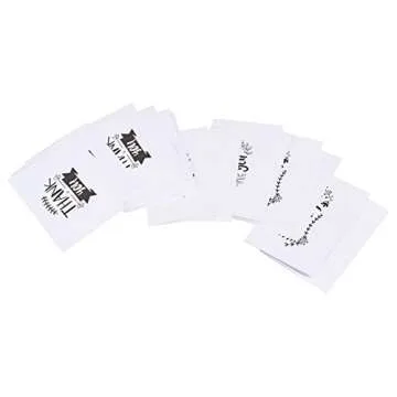 Amazon Basics Thank You Cards and Envelopes, 48 Count, Black and White