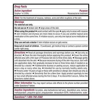 Prosacea - Medicated Rosacea Treatment for Face - Heals Rosacea Symptoms of Redness, Pimples and Irritation - Fragrance Free - Twin Pack - Two 0.75oz Tubes (1.5oz Total)