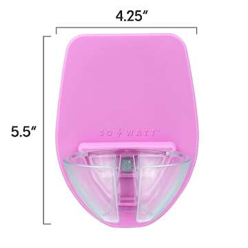 30 Watt Silicone Wine Glass Holder for Bath & Shower, Give The Gift of an at Home Spa Bathtub Relaxation