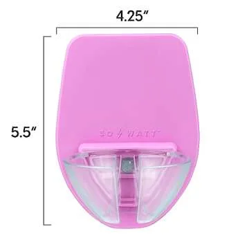 30 Watt Silicone Wine Glass Holder for Bath & Shower, Give The Gift of an at Home Spa Bathtub Relaxation