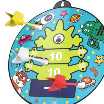 Bennol Magnetic Dart Board for Kids - Fun & Safe Play