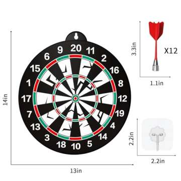Bennol Magnetic Dart Board for Kids - Fun & Safe Play