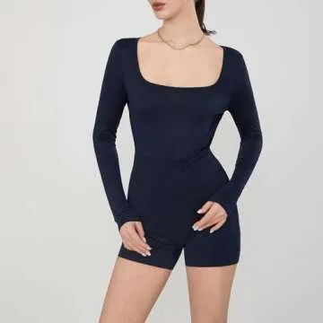 Kaipiclos Women Sexy Y2K Short Sleeve Bodycon Jumpsuit Print Pattern Buttons Overalls Playsuit One Piece Rompers