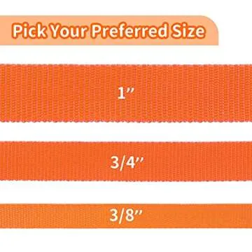 HIKISS Long Dog Leash Obedience Recall Training Agility Lead with Thickening Material for Large Dog - 15ft 20ft 30ft 50ft 100ft Training Leash(Orange 30ft)