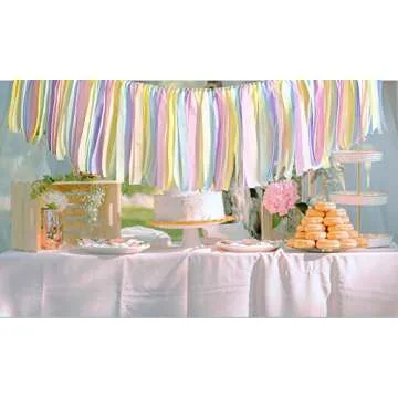Kingsnow Birthday Ribbon Garland for Beautiful Celebrations