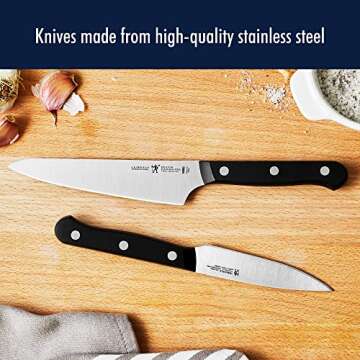 HENCKELS 20-pc Self Sharpening Knife Set for Chefs