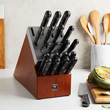 HENCKELS 20-pc Self Sharpening Knife Set for Chefs