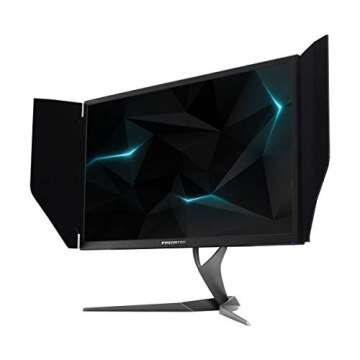 Acer Predator X27 bmiphzx 27" 4K UHD (3840 x 2160) IPS Monitor with NVIDIA G-SYNC Ultimate | Quantum Dot | Up to 144Hz Refresh | Adobe RGB | (Display Port & HDMI Port), Black (X27 bmiiphzx)