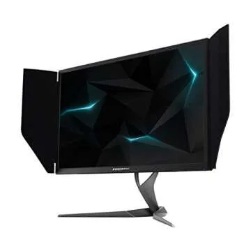 Acer Predator X27 bmiphzx 27" 4K UHD (3840 x 2160) IPS Monitor with NVIDIA G-SYNC Ultimate | Quantum Dot | Up to 144Hz Refresh | Adobe RGB | (Display Port & HDMI Port), Black (X27 bmiiphzx)