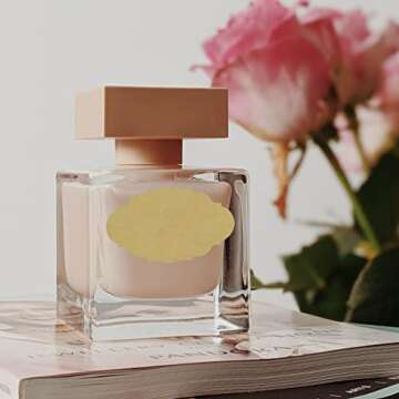 300 Pcs Gift Tags for Christmas, Name Labels Stickers, Kraft Labels, DIY Blank Stickers Labels for Handmade Decorative, Mason, Scrapbook Accessories, Jam Jars(B)