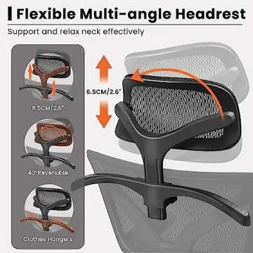 Razzor Ergonomic Office Chair with Adjustable Support