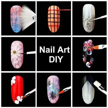 JOYJULY Nail Art Kit with 30 Striping Tapes and More