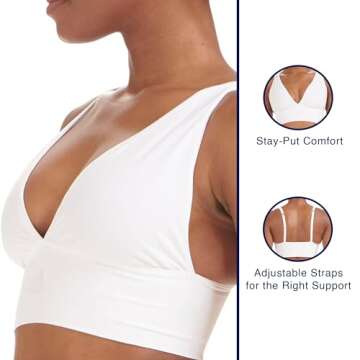 Adidas Micro-Stretch Lounge Bra for Women - Ultimate Comfort