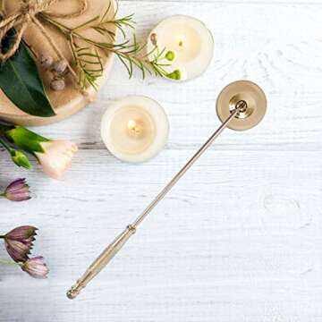 Aieve Candle Snuffer with Long Handle for Easy Use