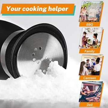 Salt and Pepper Shakers Set for Kitchen and Outdoor Use