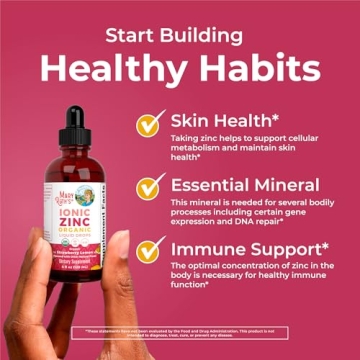 MaryRuth Organics Strawberry Lemon Ionic Zinc for Immune Support