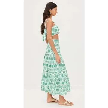 Saylor Women's Kaitlin Palm Midi Skirt Set
